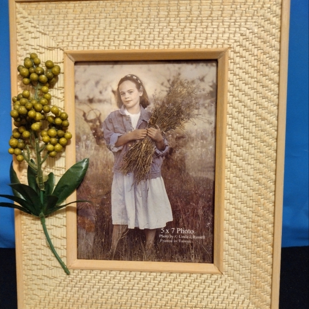 Rattan Picture Frame
